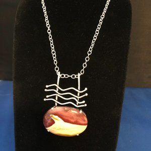 Handmade 925 Stamped Sterling Silver Mookaite Jasper Gemstone